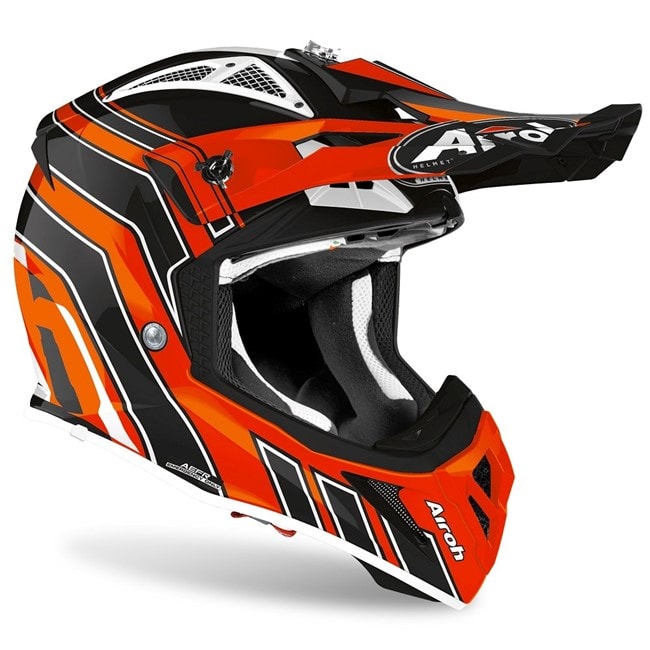 Casco para Moto Airoh Aviator Ace Art Orange Gloss